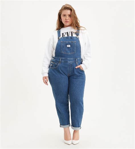 lv overalls|levi's plus size overalls.